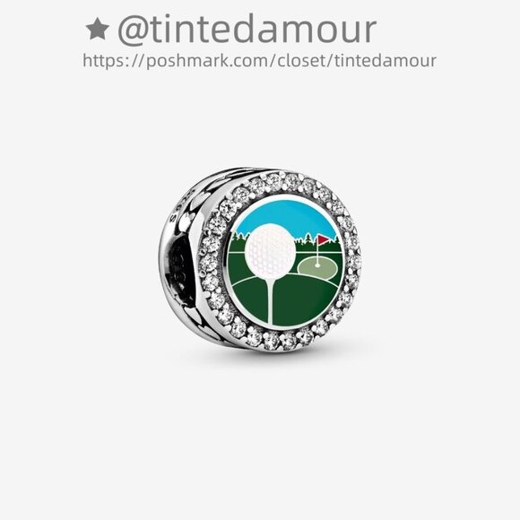 Pandora Engravable Golf Charm|Pendant - Picture 1 of 2